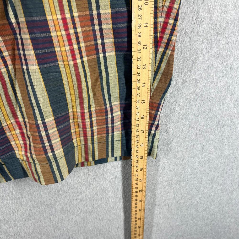 Vintage Polo Ralph Lauren Shorts Mens 34 India Madras Plaid Preppy 90s Straight - Picture 6 of 9